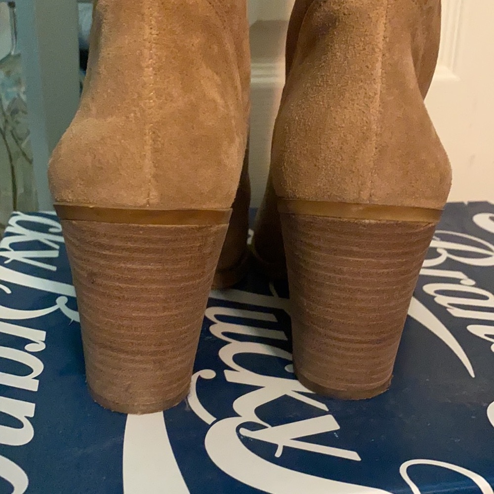 🤎Leather Lucky Brand Tan Boots Women’s 9.5🤎 - Picture 6 of 8
